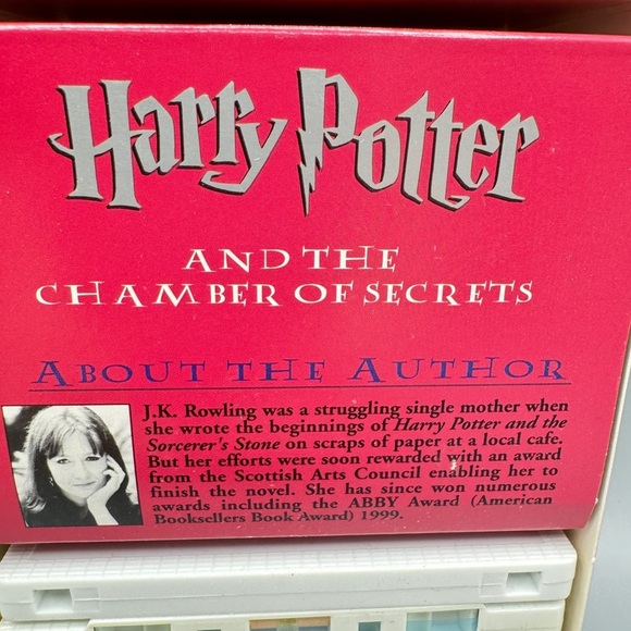 📚 Harry Potter Chamber of Secrets Jim Dale Audiobook 6 Cassette Tapes w/ Box - Picture 7 of 16